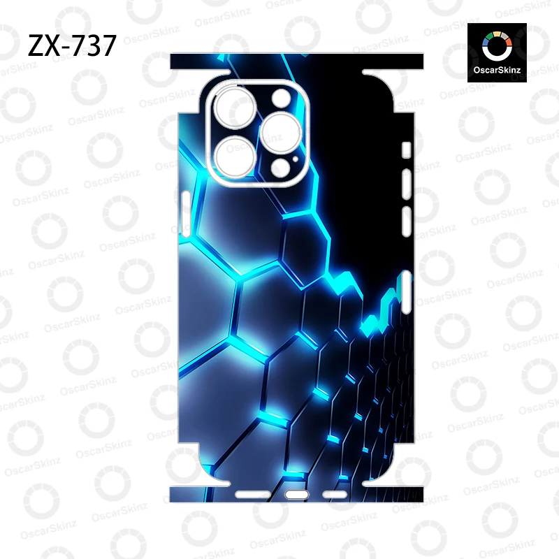 Ochrona OscarSkinZ na iPhone 17 16 Pro Max, naklejka, folia na tył 15 14 Plus, folia ochronna na tył 13 12 Mini, naklejka ochronna, ramka boczna, ochraniacz tyłu — zdjęcie produktu 4