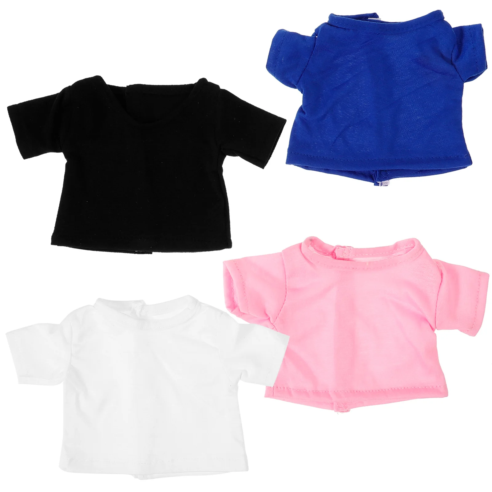 

4 Pcs Little Bear T-shirt Stuffed Animal Cloth Clothes for Plushies