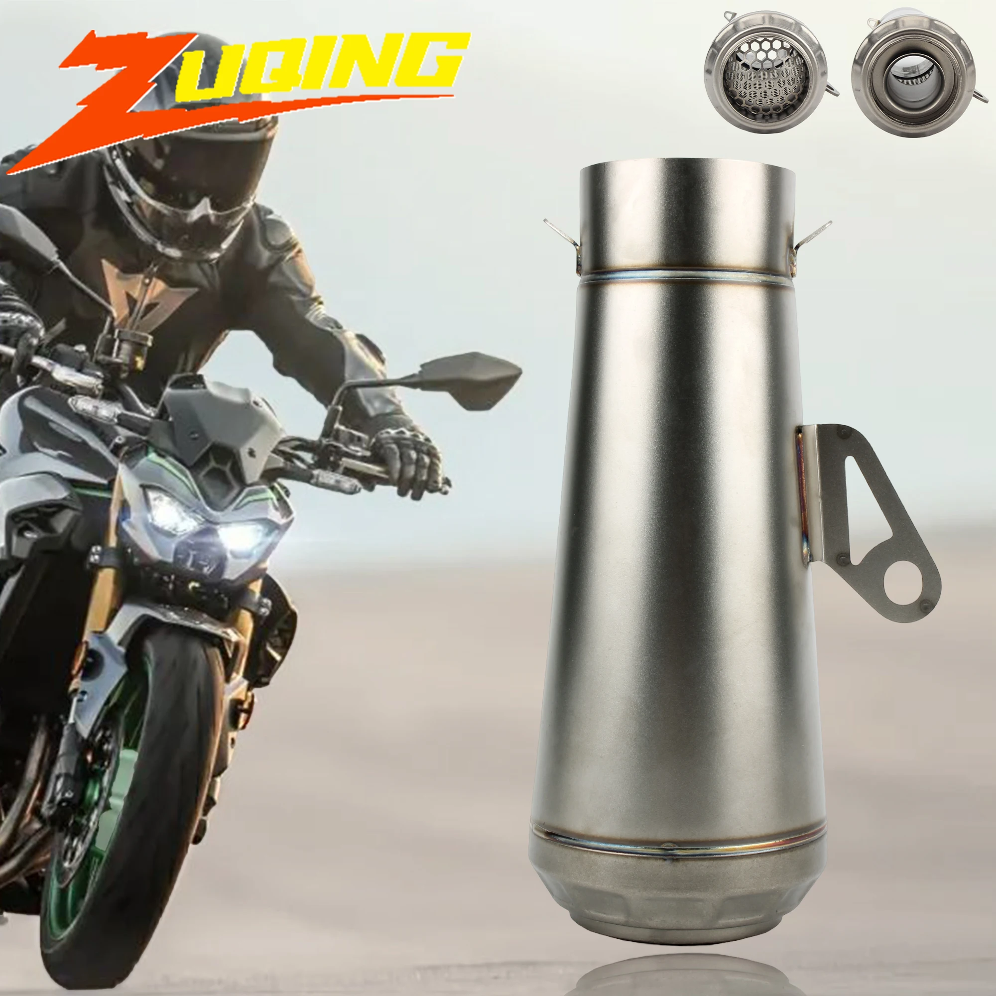 

Universal Motorcycle Exhaust Muffler Motocross Silencer For Yamaha R1 R3 R6 CBR1000RR MT07 09 Z1000 For kawasaki 250 300
