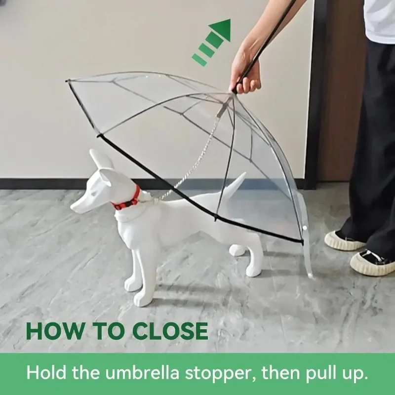 Pet Save Umbrellas Minimalism Large Size Umbrellas Lightweight Reinforced Parasol Transparent Umbrella Ultralight