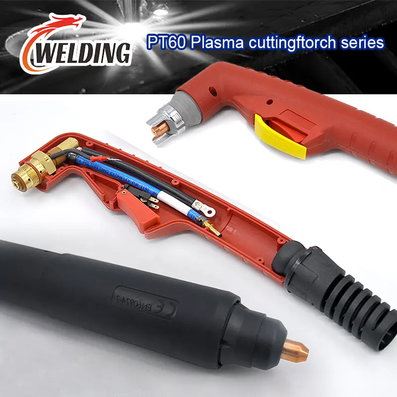 Plasma Cutting Torch PT60 IPT-60 without HF for Tecmo Air Plasma Handle Cutting Torch Body