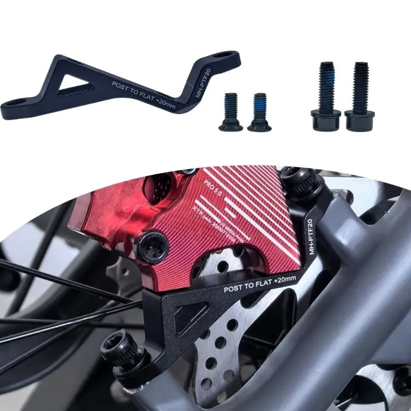  Easy To Install Bicycles Brake Adapter Converts Road Bike Disc Brake Flat Mount Adapter Hydraulics Disc Brakes