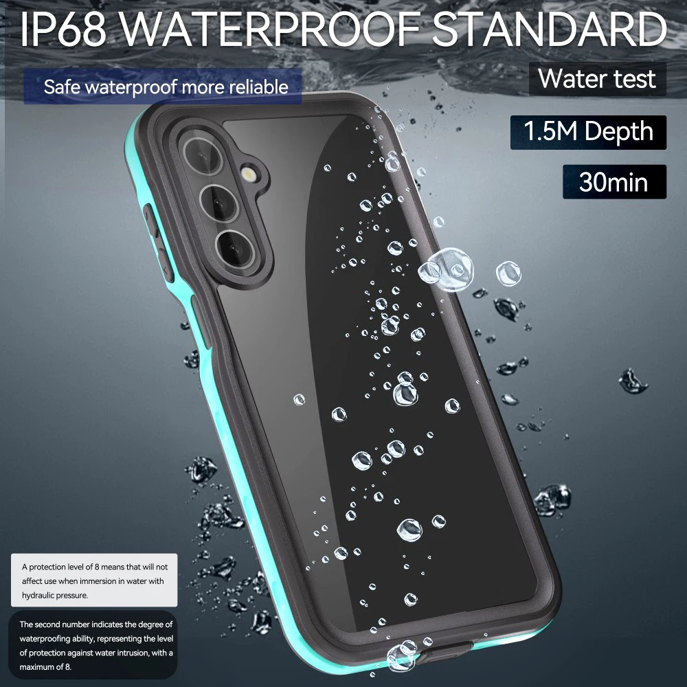 IP68 Waterproof Case For Samsung Galaxy A16 A15 A14 Diving Swimming Outdoor Sports 2 meter Anti-fall Cover