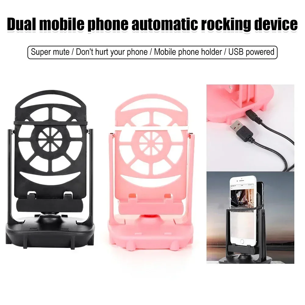 Mobile Phone Walking Swing Shaker Holder Automatic Device Phone Pedometer Step Counter Shaking Accessories Silent For All Phones