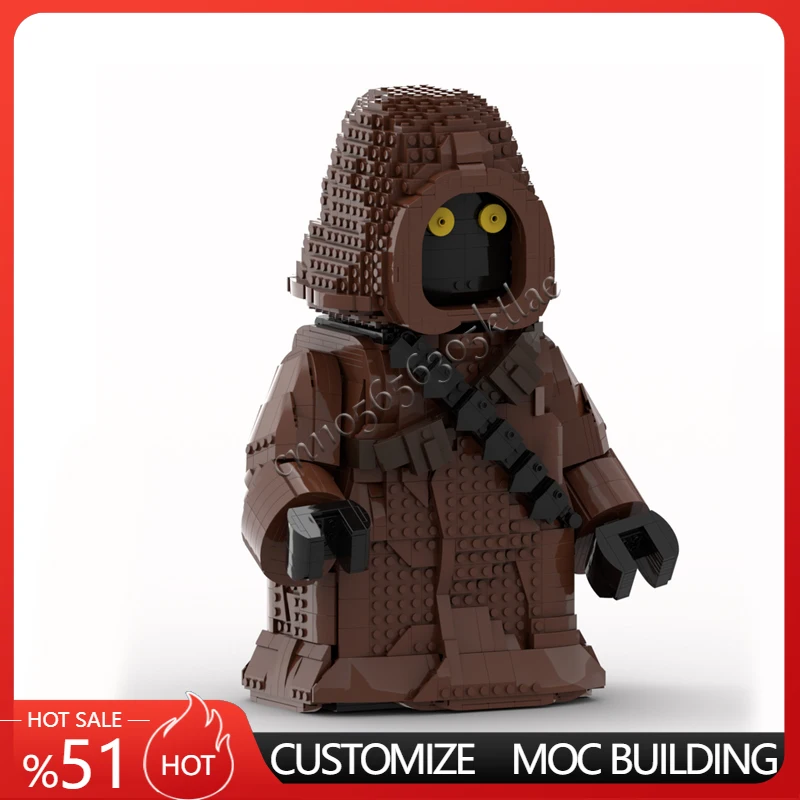 

2371pcs Moc Star Battle Jawa Mega Figure Model Building Blocks Bricks Diy Creative Assembly Educational Toys Kid Holiday Gifts
