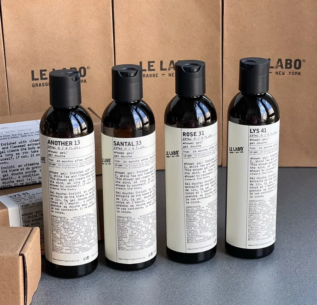 LE LABO Perfumed body Wash gel 237ml 31 ROSE 13 ANOTHER 41 LYS 33 SANTAL  gift box set