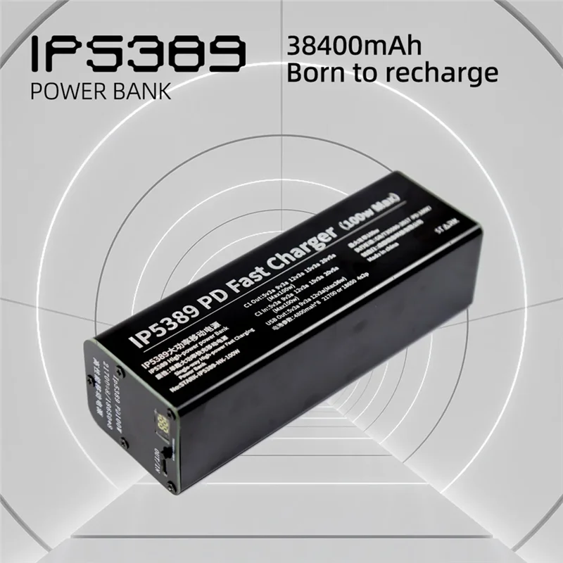

PD100W DIY Чехол Power Bank Алюминиевый корпус Без батареи Без зарядки для сварки Телефон Ноутбук Двусторонняя быстрая зарядка