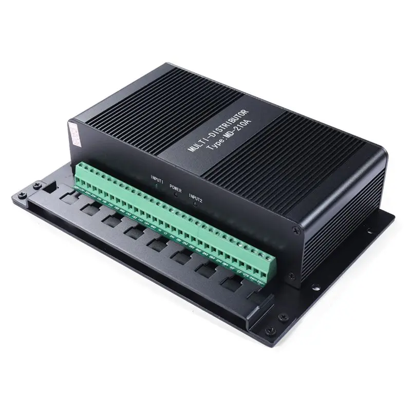 【To&On-E】 MD-210A NMEA Marine Signal Splitter Distributor Output:RS422-8 Channel, RS232-2 Channel NMEA Multiplexer