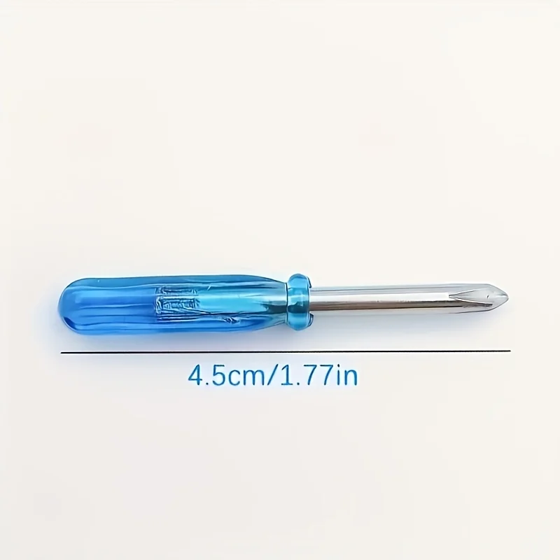 10Pcs Mini Screwdriver Set 5 Slotted + 5 Phillips 2mm Manual Screwdriver for Toy Repair DIY Handcraft