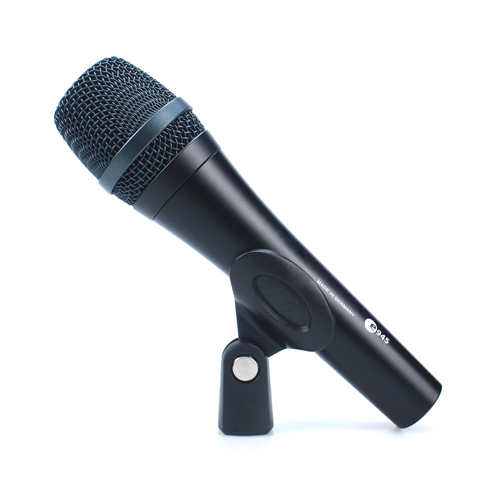 E945 ميكروفون ديناميكي فائق القلب أو ميكروفون الغناء المرحلة المنزلية لاستوديو الكاريوكي الاحترافي