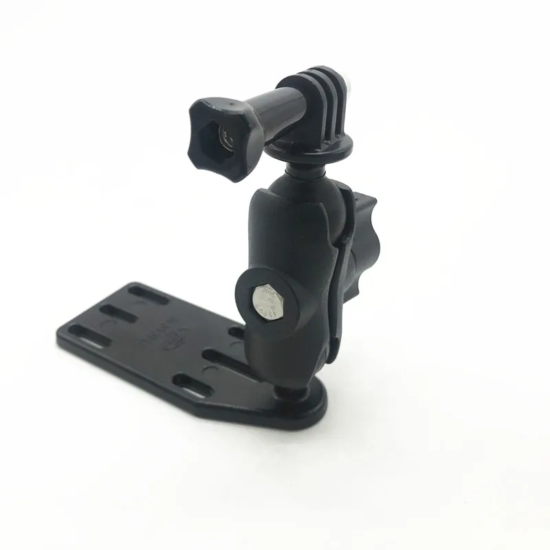 Motorrad Bremse/Kupplung Reservoir Abdeckung Mount & Doppel Buchse Arm + Für Gopro Montieren Ball Kopf Basis für garmin sjcam