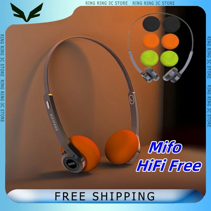 MIFO FIITII HiFiFree Wireless Earphones Hifi Retro Small Head Bluetooth Headset Customized Long Battery Life Sports Headphones