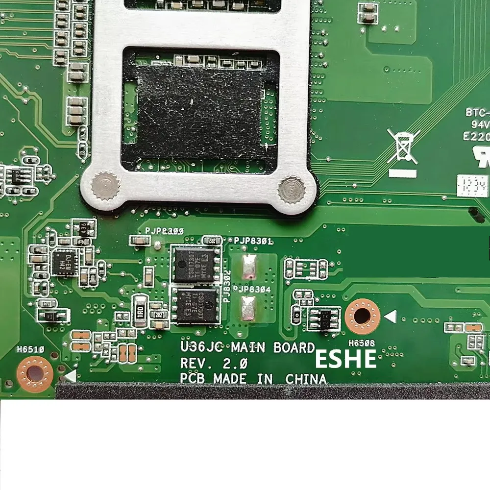 U36JC i5-480M CPU GT310M 1GB GPU Notebook Mainboard For ASUS U36JC U36J U36 Laptop Motherboard 100% test work - view 5