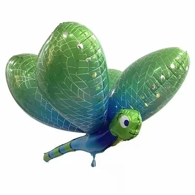 Cartoon 4D Dragonfly Butterfly Shape Balloon 3D 3D Floating Theme Party Aluminum Film Helium Balloon