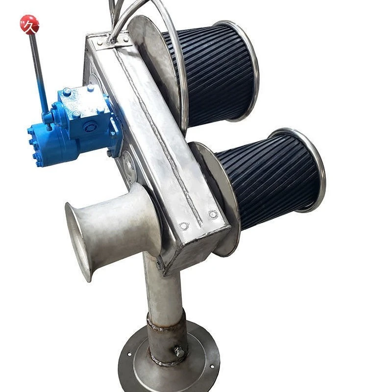 Ultra-small hydraulic net hoist, rope hoist, double-wheel anchor hoist can be changed to fast boat