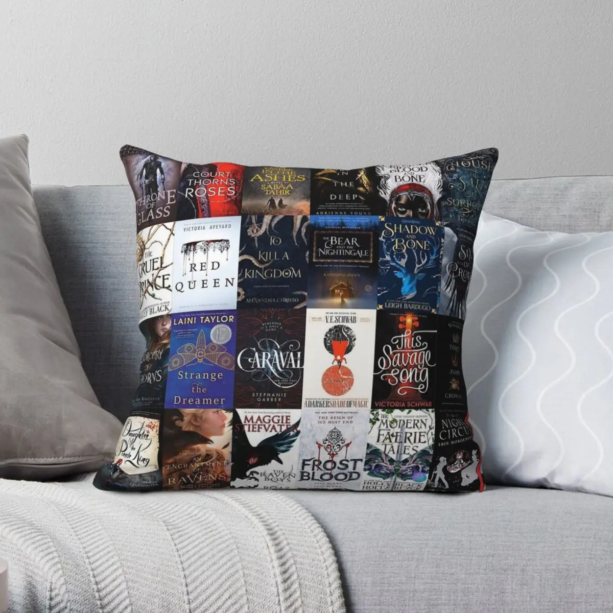 

Ya Fantasy Classics Pillowcase Polyester Linen Velvet Pattern Zip Decor Room Cushion Cover 18"