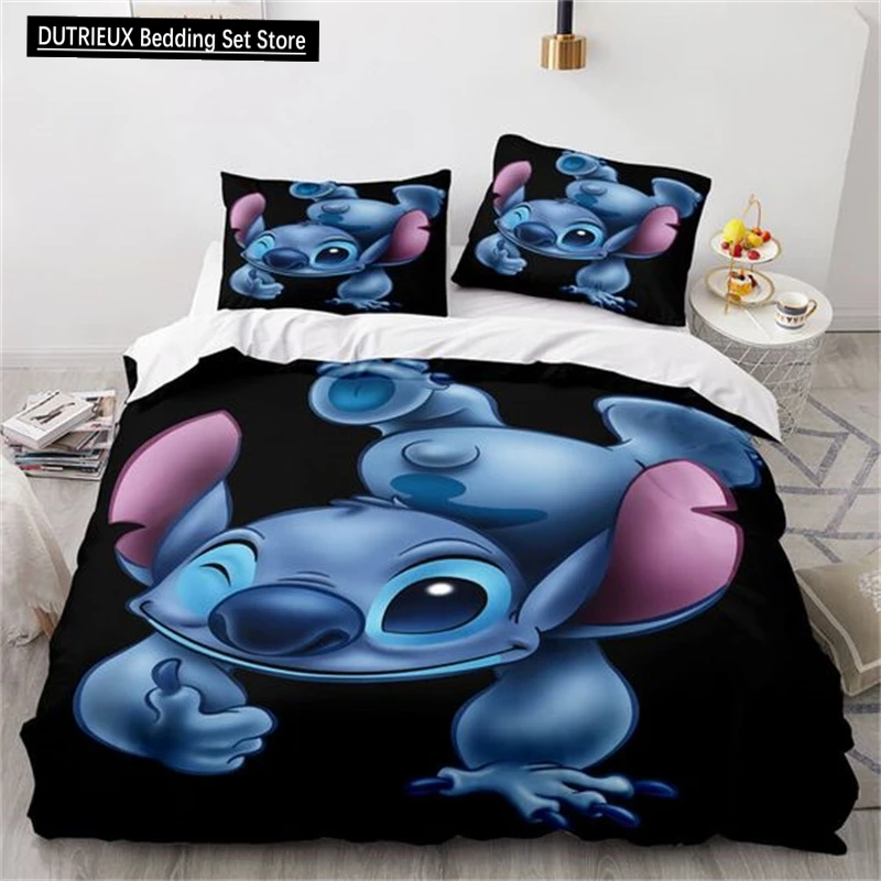 

Lilo & Stitch Stitch Kids Duvet Cover Cartoon Cute Bedding Set Quilt Covers for Children Gifts Bedroom Decoration Full Size