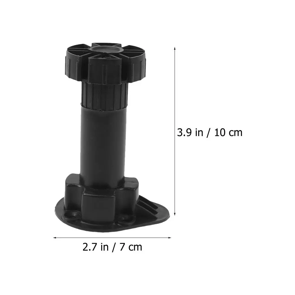 4Pcs Premium Adjustable Sofa Legs Easy Install Furniture Support Legs for Living Room Bedroom Bathroom Cabinet Sofa Table Chair