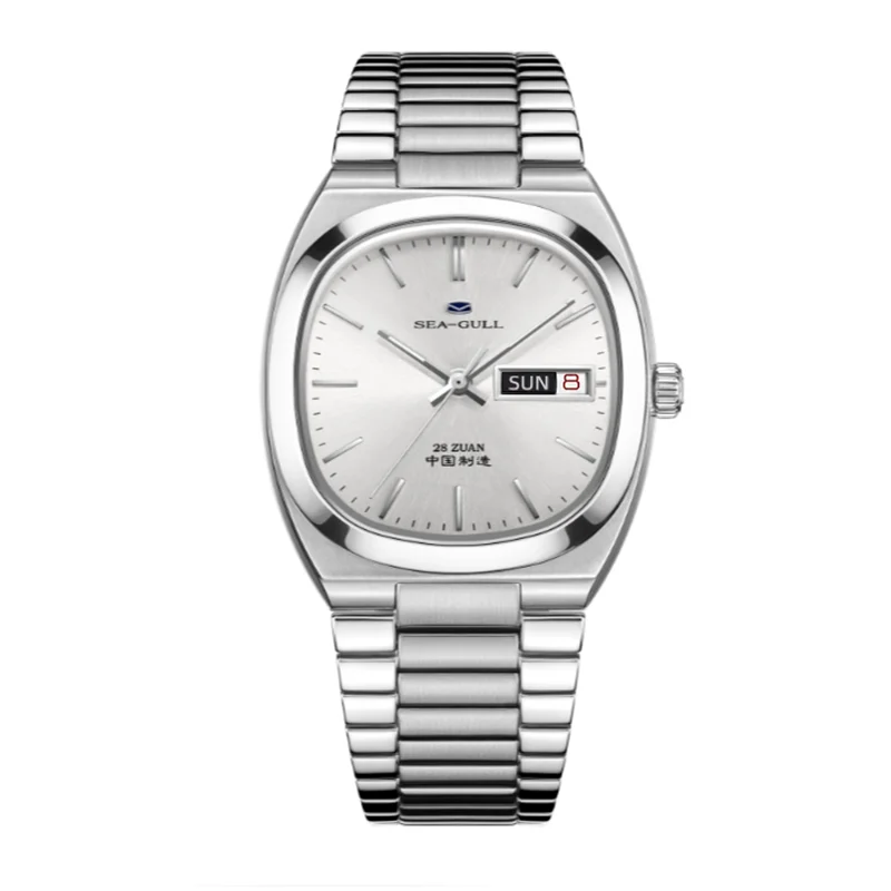 Seagull New 34mm Men's Retro Wristwatch TV Watch ST2100 Automatic Mechanical Date Windows Waterproof 50m Relogio Masculino 1051L