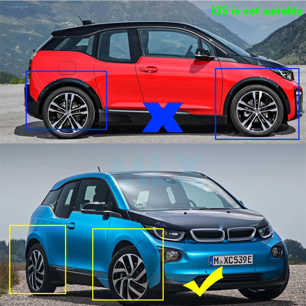 FOR BMW I3 Electric Mudguard Mud Flap Guards Splash Fender Mudflaps Car Accessories 4pcs 2014 2015 2016 2017 2018 2019 2020 2021