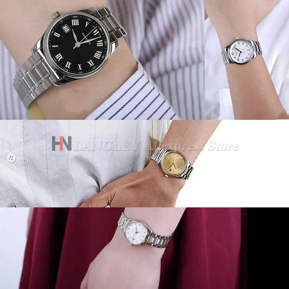 12/13/14/15/16/17/18/19/20/21/22/23/24mm Gebogenes Ende Universelles Armband Massives Edelstahl-Uhrenarmband für Tissot Schmetterlingsverschluss – Detail 2