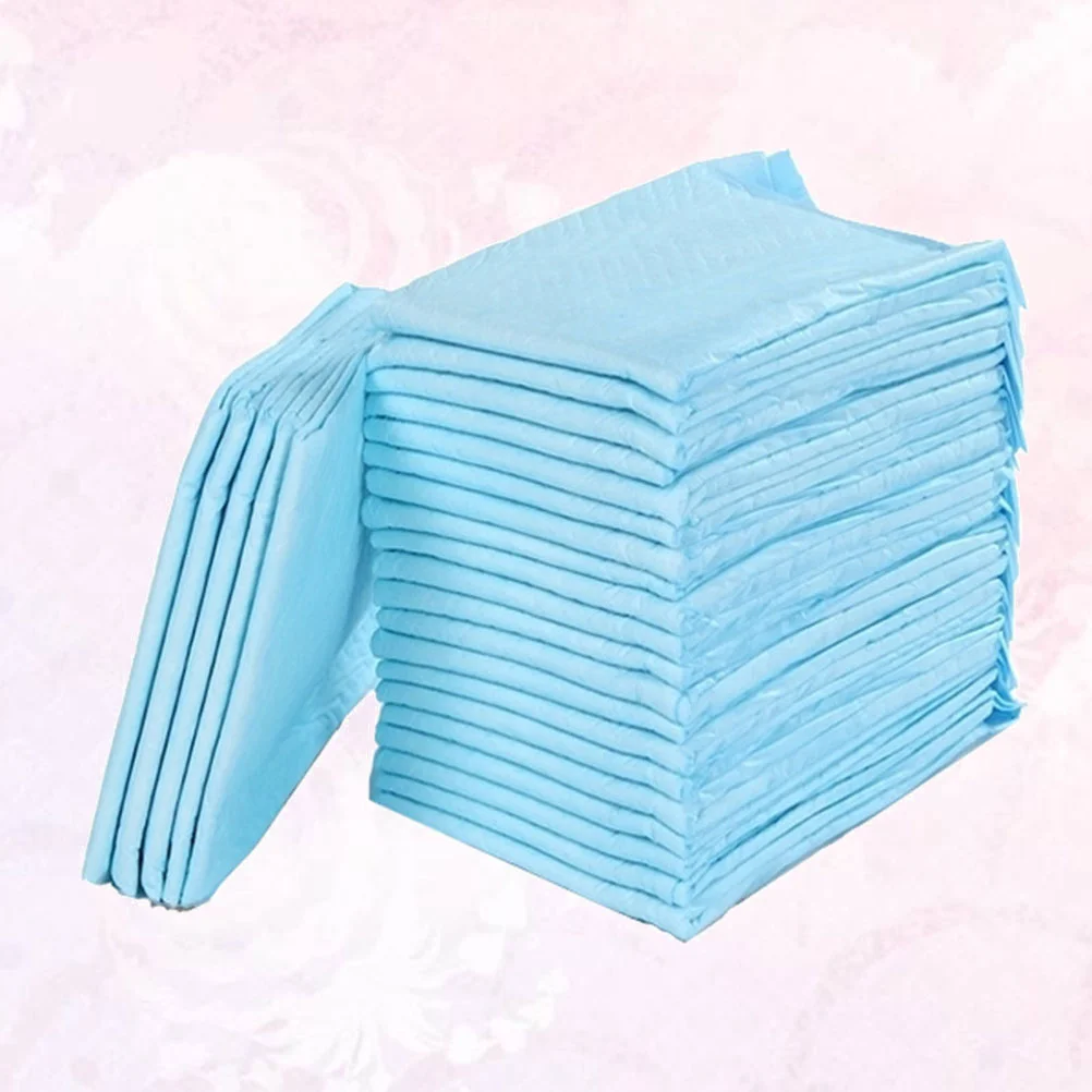 Couche imperméable pour bébé et adulte, 20 pièces, bleu ciel