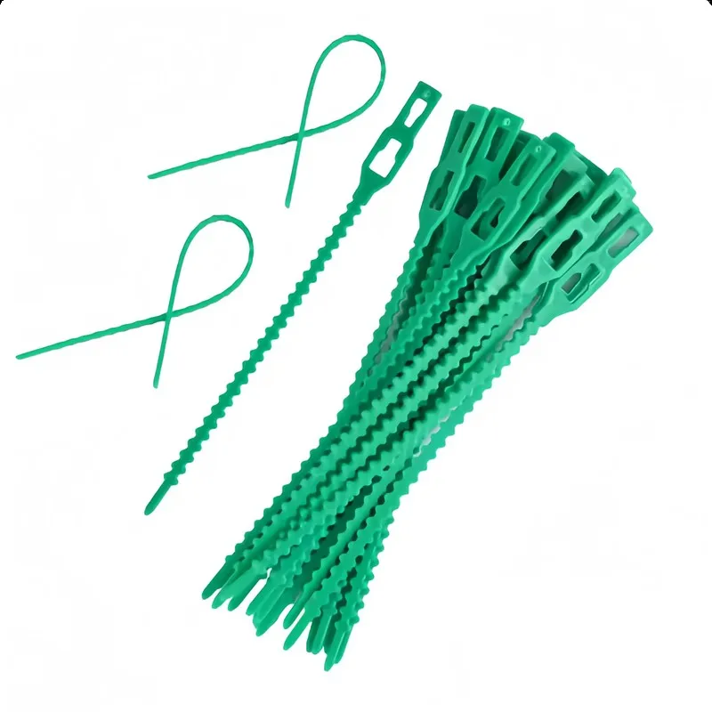 13cmPracticalFishbone Cable Tie11Pcs ReusableSelfLockAdjust Suitable forGardeningPlantClimbing Vine、FixingVineFruitSolidVeget