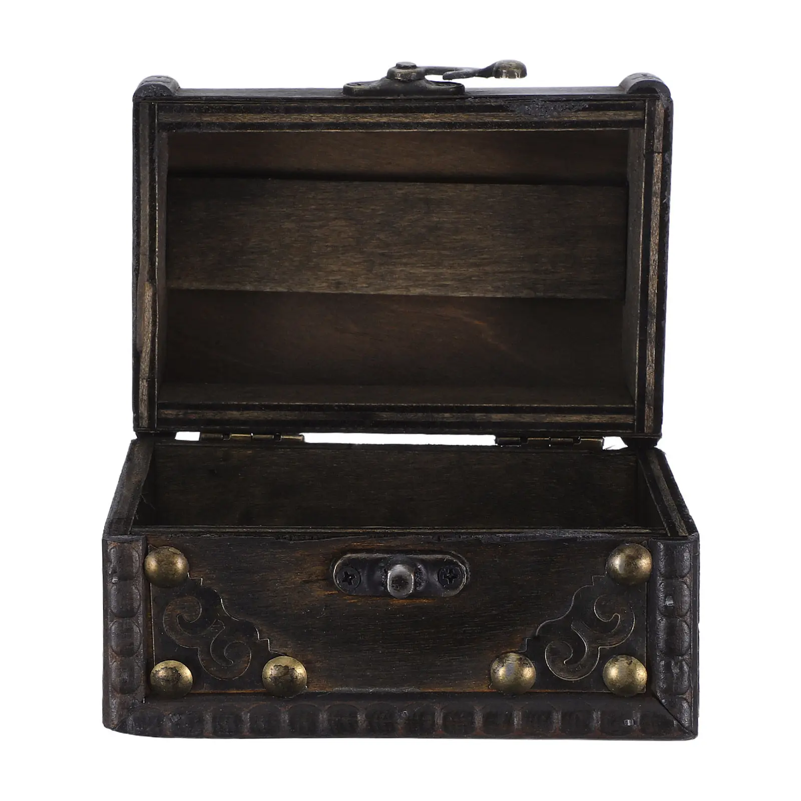 

Винтажная китайская деревянная шкатулка для хранения, ретро-органайзер для рабочего стола, подставка для украшений, декоративный футляр для хранения памятных вещей, для домашнего декора