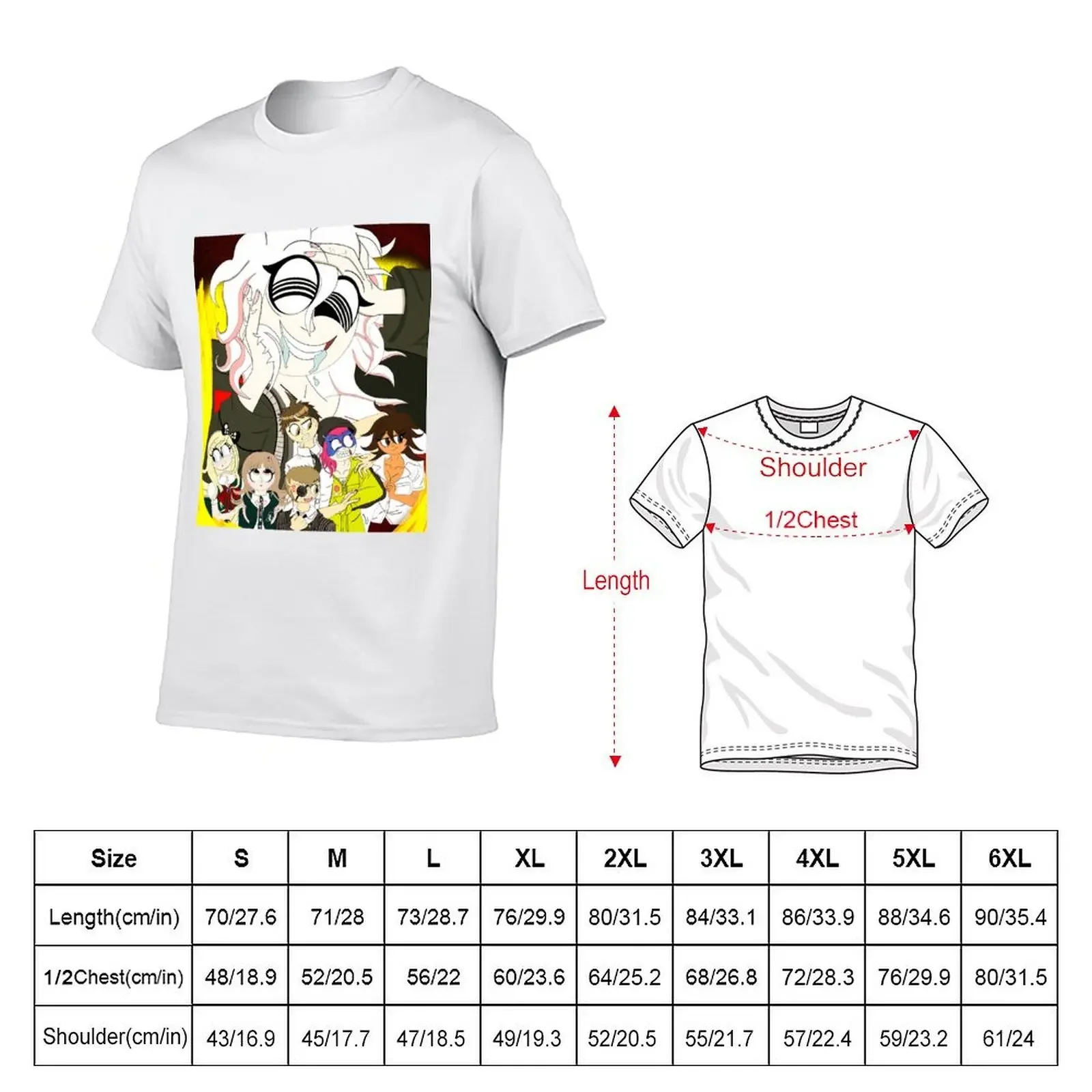 Super Danganronpa 2: Goodbye Despair - CH. 5 T-Shirt street wear vintage graphic tee man clothes fruit of the loom mens t shirts