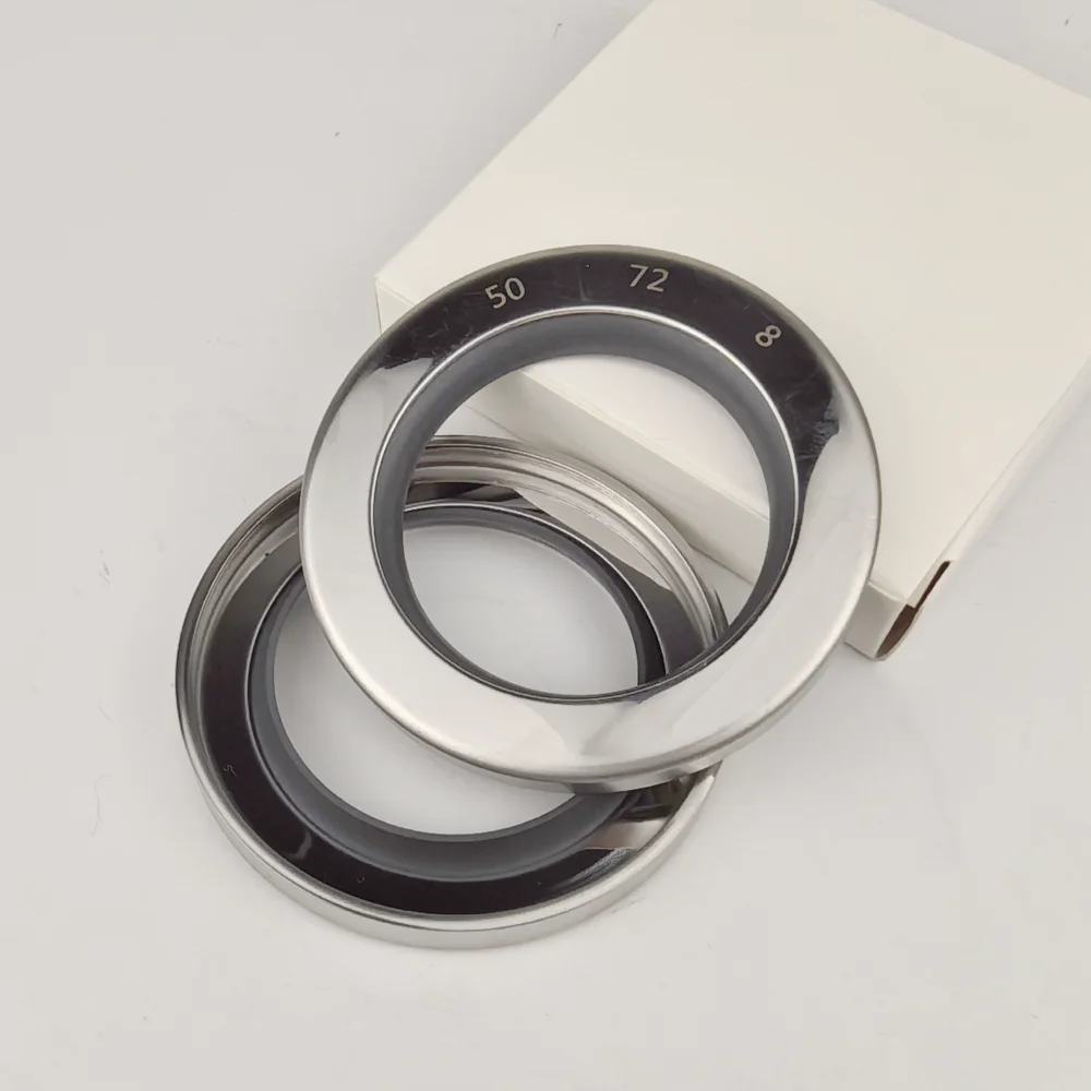 ID:50/52/53/54mm304stainless steel shaft oil seal PTFE 50/52/53/54*65/68/70/72/75/80*8/10/12mm air compressor screw rod