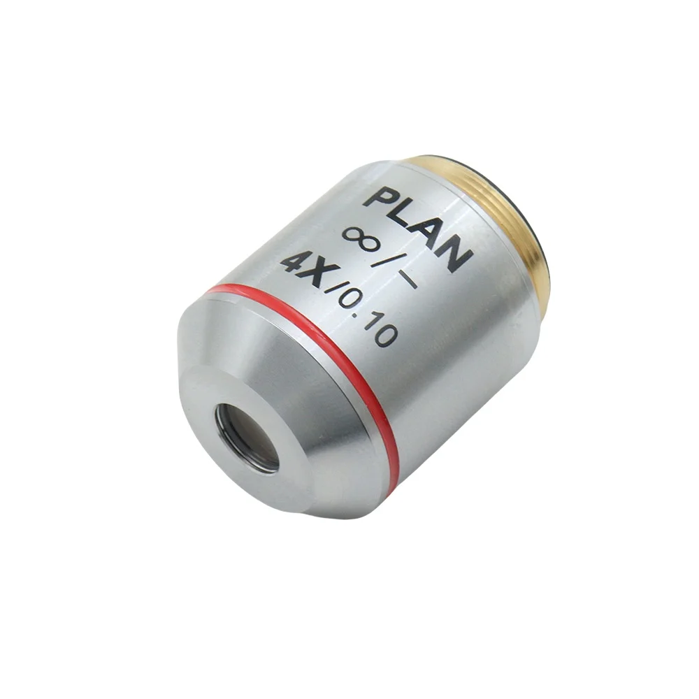 4X-100X Infinity Plan Achromatic Microscope Objective Set 4X 10X 20X 40X 60X 100X RMS Thread for Lab Research Hot Sale