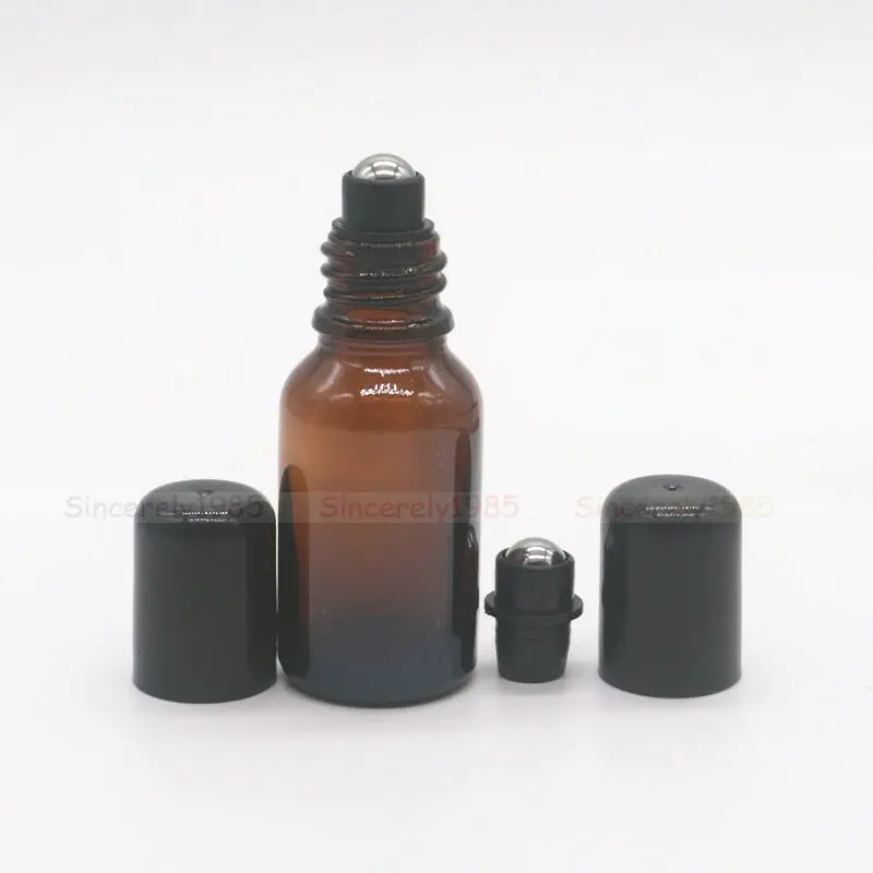 10X 100x Steel Roller Lids Caps For 18mm / 410 Neck Size Doterra Young Living Bottles Glass Roll on Aromatherapy Perfume DIN18