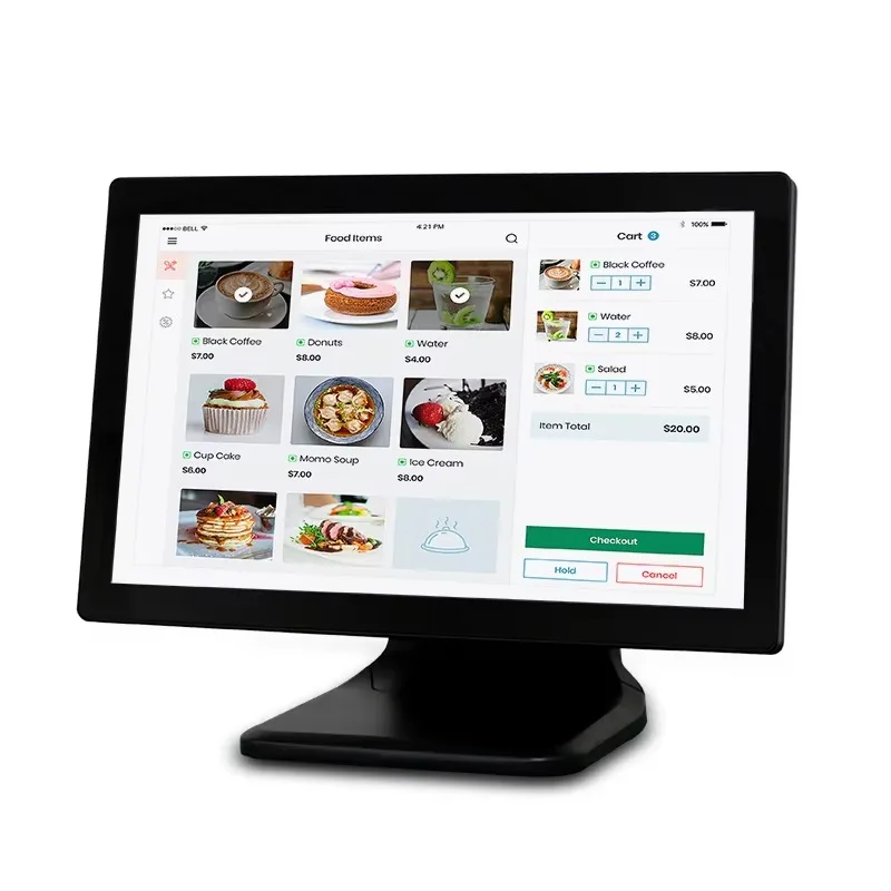 

2026 POS Hardware Manufacturer 21.5" Windows Touch Screen POS Machine Cash Register Best POS System For Sale