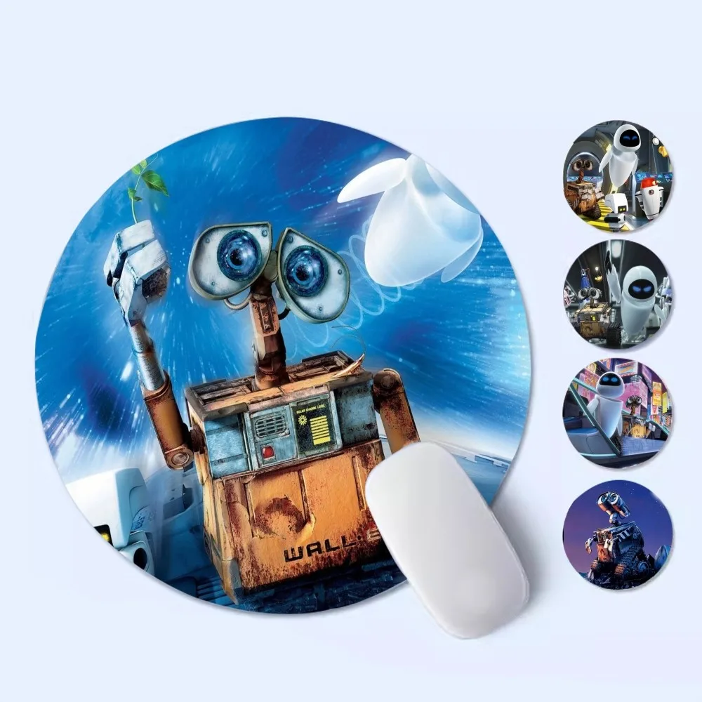 Disney WALL·E Mousepad Small Round Desktop Desk Mat Kawaii Gaming Accessories Pad Mouse Pad for PC Gamer Mousemat