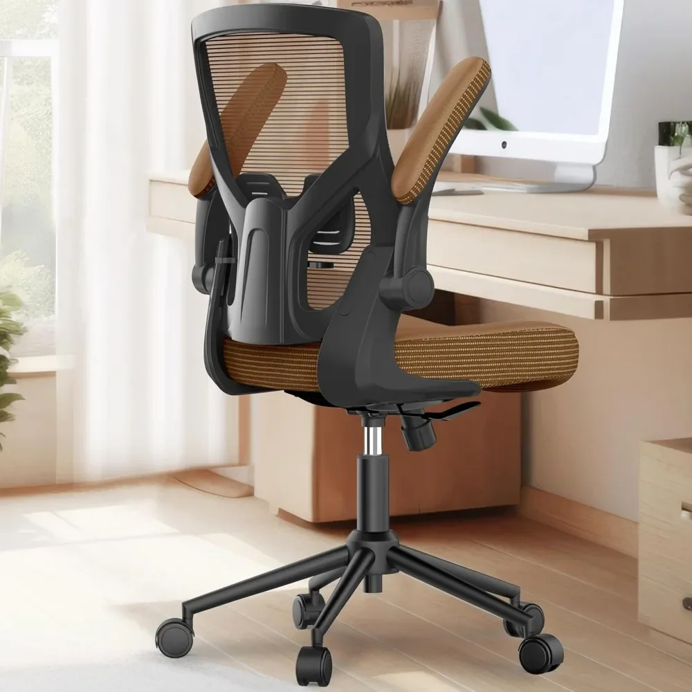 Silla de oficina con respaldo alto, asiento de escritorio con altura ajustable y diseño ergonómico, para el hogar y la Oficina