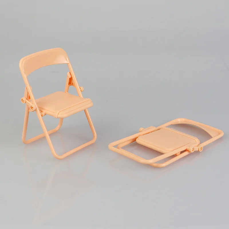 Plastic Chairs Foldable for 1/6 Dollhouse Accessories Doll Furniture Mini Support Miniature Items Bjd Armchair,Children\'s Gifts