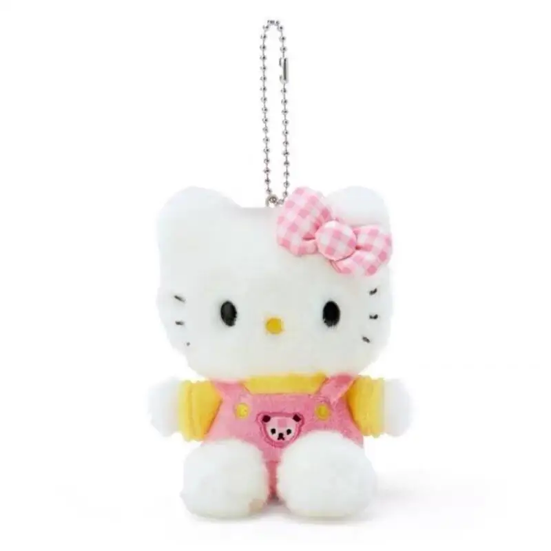 10 cm Leuke Cartoon Kawaii Sanrioed Kuromi My Melody Cinnamoroll Hello Kitty Pochacco Pluche Pop Sleutelhanger Tas Hanger Speelgoed Gift