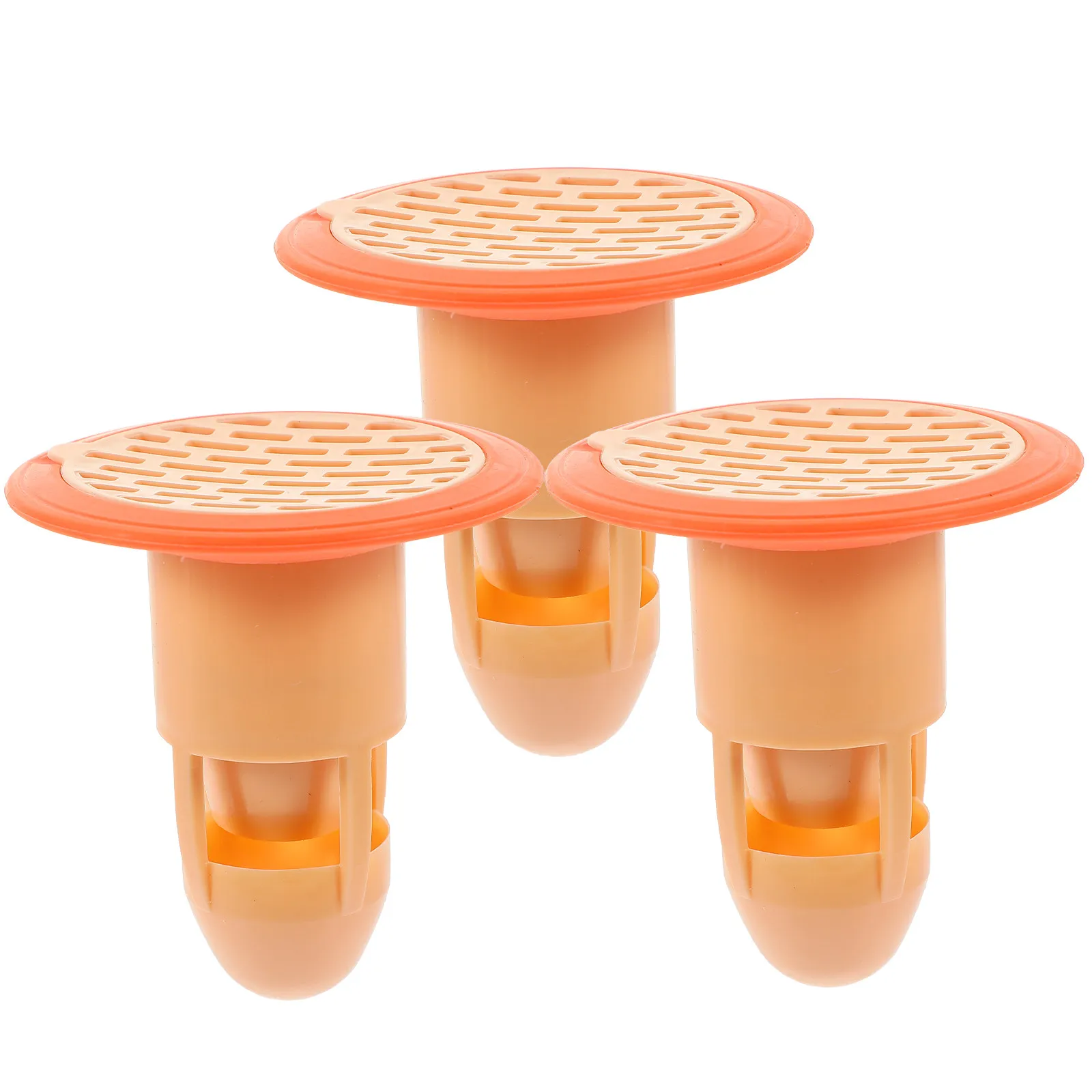 3Pcs Sink Drain Cover Bathroom Kitchen Floor Strainer Hair Catcher Stopper for Tub Shower Drain Odor Prevention Clog Guard