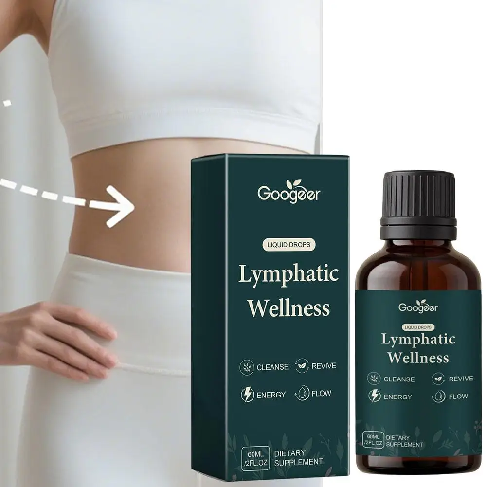 Gouttes de soutien pour le drainage lymphatique favorisant un flux métabolique sain, absorption métabolique supérieure, soin corporel