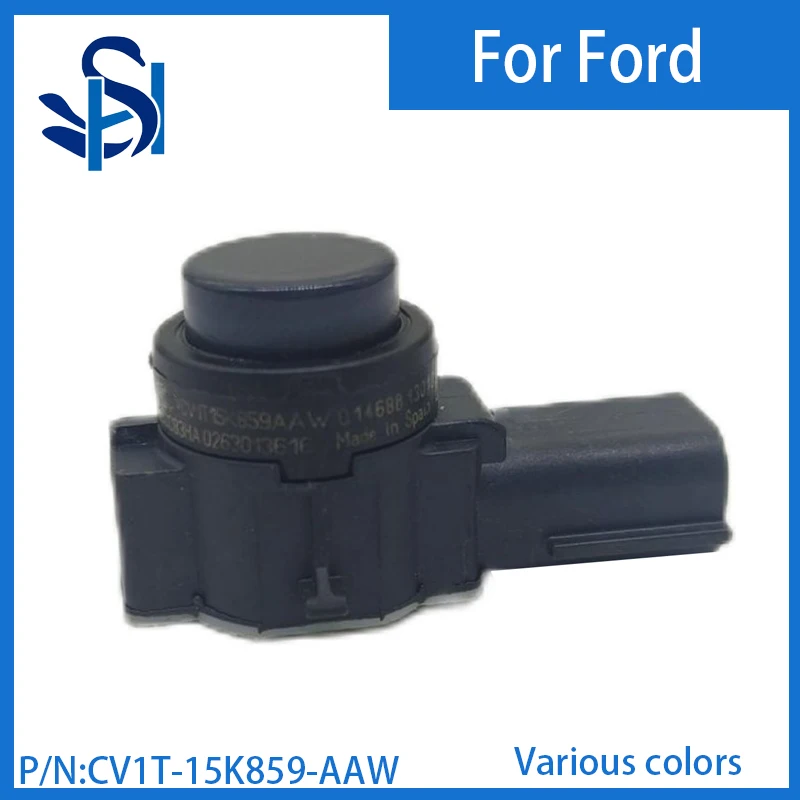 Sensor de aparcamiento CV1T-15K859-AAW para Ford, Radar de marcha atrás, control de estacionamiento PDC, Color azul y negro