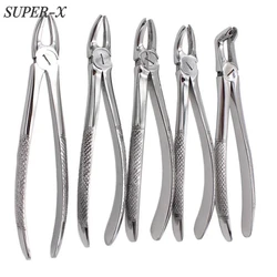 1pc Dental Tooth Extracting Forceps Dental Orthodontic Residual Root Forceps Dentist Surgical Extraction Instrument Dental Tools