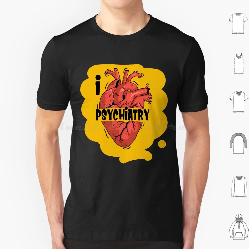 J'aime la psychiatrie, étudiant de psychiatrie t-shirt grande taille 100% coton j'aime la psychiatrie psychiatriste étudiant de psychiatrie