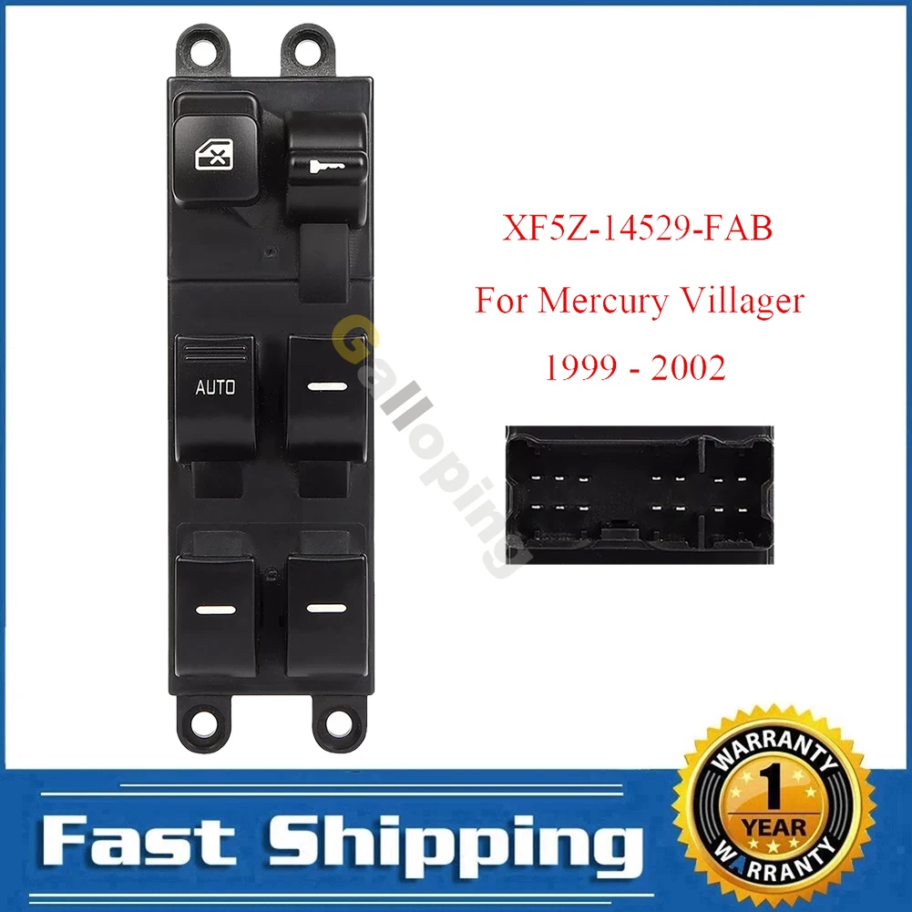 ΠΠ»Ρ Mercury Villager 1999 2000 2001 2002, ΠΏΠ΅ΡΠ΅Π΄Π½ΠΈΠΉ Π»Π΅Π²ΡΠΉ ΡΠ»Π΅ΠΊΡΡΠΈΡΠ΅ΡΠΊΠΈΠΉ Π³Π»Π°Π²Π½ΡΠΉ ΠΏΠ΅ΡΠ΅ΠΊΠ»ΡΡΠ°ΡΠ΅Π»Ρ ΡΡΠ΅ΠΊΠ»ΠΎΠΏΠΎΠ΄ΡΠ΅ΠΌΠ½ΠΈΠΊΠ°, ΠΊΠ½ΠΎΠΏΠΊΠ° ΡΠ΅Π³ΡΠ»ΡΡΠΎΡΠ° XF5Z-14529-FAB ΠΠ»Ρ Mercury Villager 1999 2000 2001 2002, ΠΏΠ΅ΡΠ΅Π΄Π½ΠΈΠΉ Π»Π΅Π²ΡΠΉ ΡΠ»Π΅ΠΊΡΡΠΈΡΠ΅ΡΠΊΠΈΠΉ Π³Π»Π°Π²Π½ΡΠΉ ΠΏΠ΅ΡΠ΅ΠΊΠ»ΡΡΠ°ΡΠ΅Π»Ρ ΡΡΠ΅ΠΊΠ»ΠΎΠΏΠΎΠ΄ΡΠ΅ΠΌΠ½ΠΈΠΊΠ°, ΠΊΠ½ΠΎΠΏΠΊΠ° ΡΠ΅Π³ΡΠ»ΡΡΠΎΡΠ° XF5Z-14529-FAB