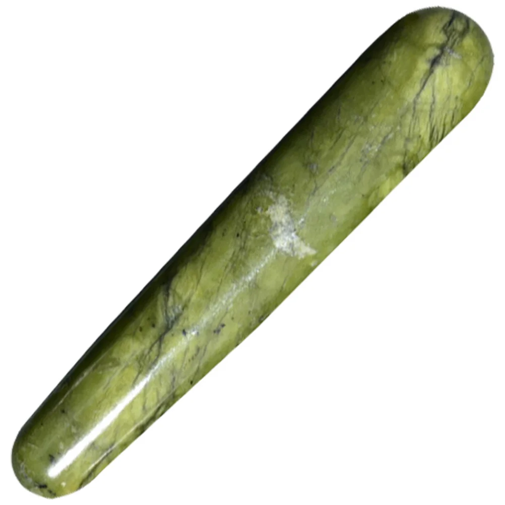 أداة تدليك اليشم المحمولة عصا نقطة الوخز للجسم واسترخاء الوجه علاج غوا شا مريح مدلك نقطة الوخز