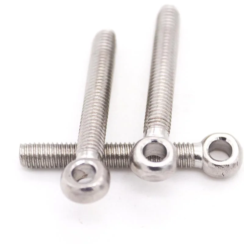 M5 M6 M8 M10 M12 M14 M16 GB798 304 A2-70 Stainless Steel Loop Circle Hole Bolt Ring Eye Screw Eyebolt Eyescrew Metric Thread