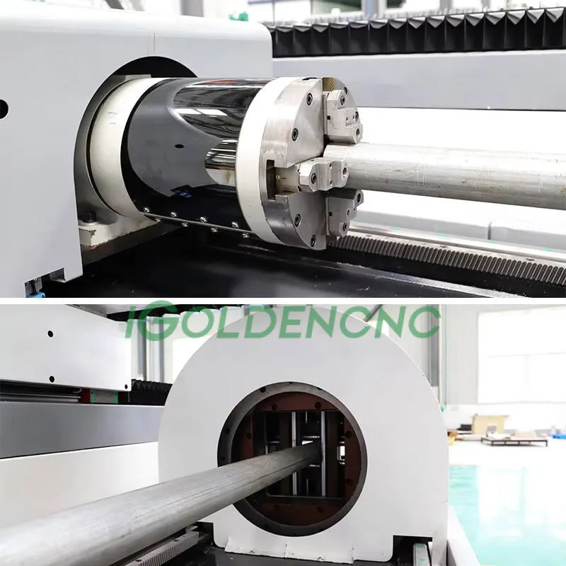 Maßgeschneiderte 1 kW – 6 kW Faserlaserschneidemaschine für Metallplatten und Rohre mit Ipg Raycus Max Source