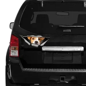 Jack Russell car sticker , Jack Russell magnet, Jack Russell terrier decal, personalized dog decal