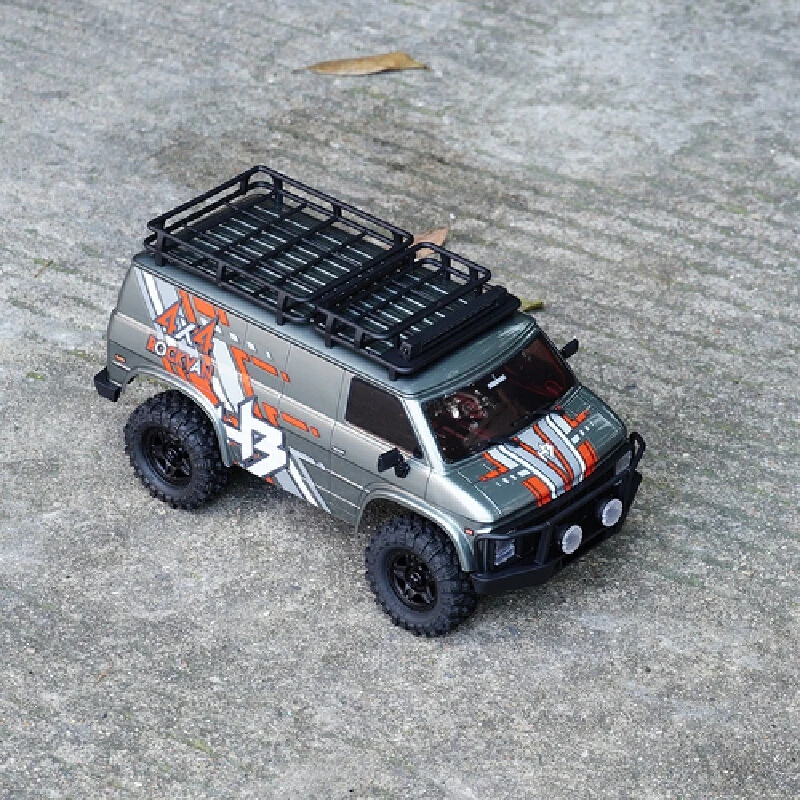 HOBBYPLUS 1/18 RC 4WD geborstelde klimauto CR18P EVO V2 ROCK VAN Rock Truck 2.4G afstandsbediening speelgoed voor volwassenen en kinderen