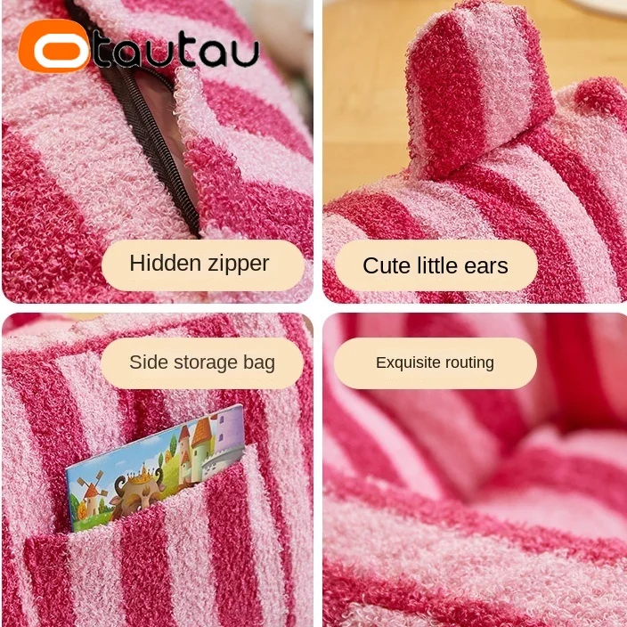 OTAUTAU rozmiar M dorośli/nastolatek worek fasoli pokrycie fotela bez wypełniacza worek fasoli Sofa podłogowa pufa krzesło bezramowe SF164