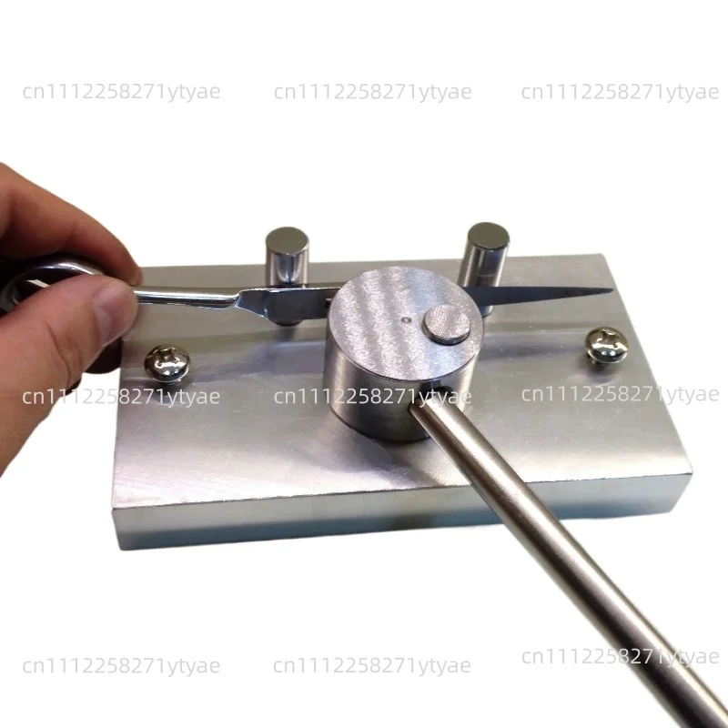 Scissors Arc Corrector Twisting Machine Bending Device Manual Barber Scissors Repair Tool The Third Round Radian Corrector